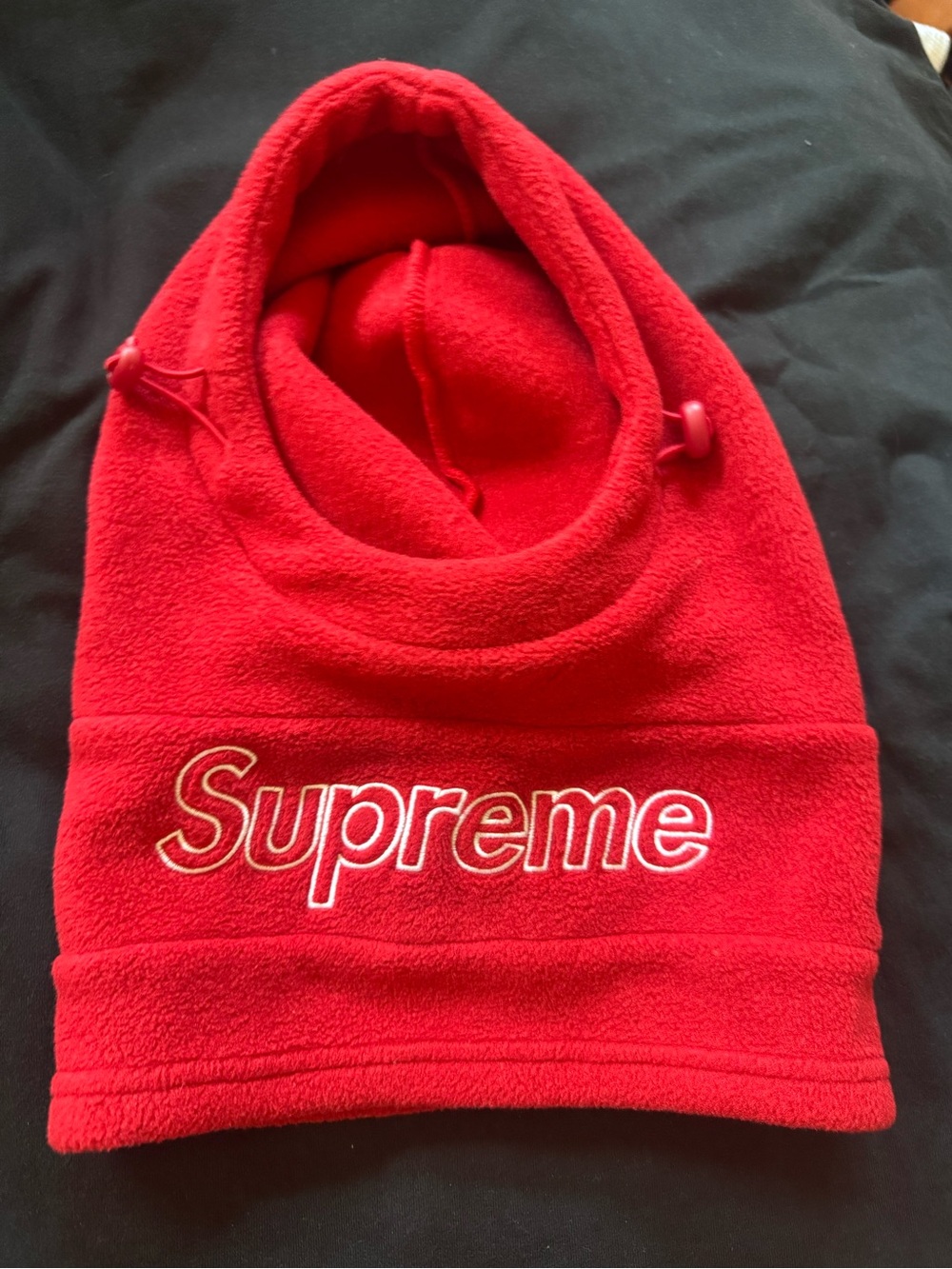 Supreme Polartec Balaclava Hood (Red)